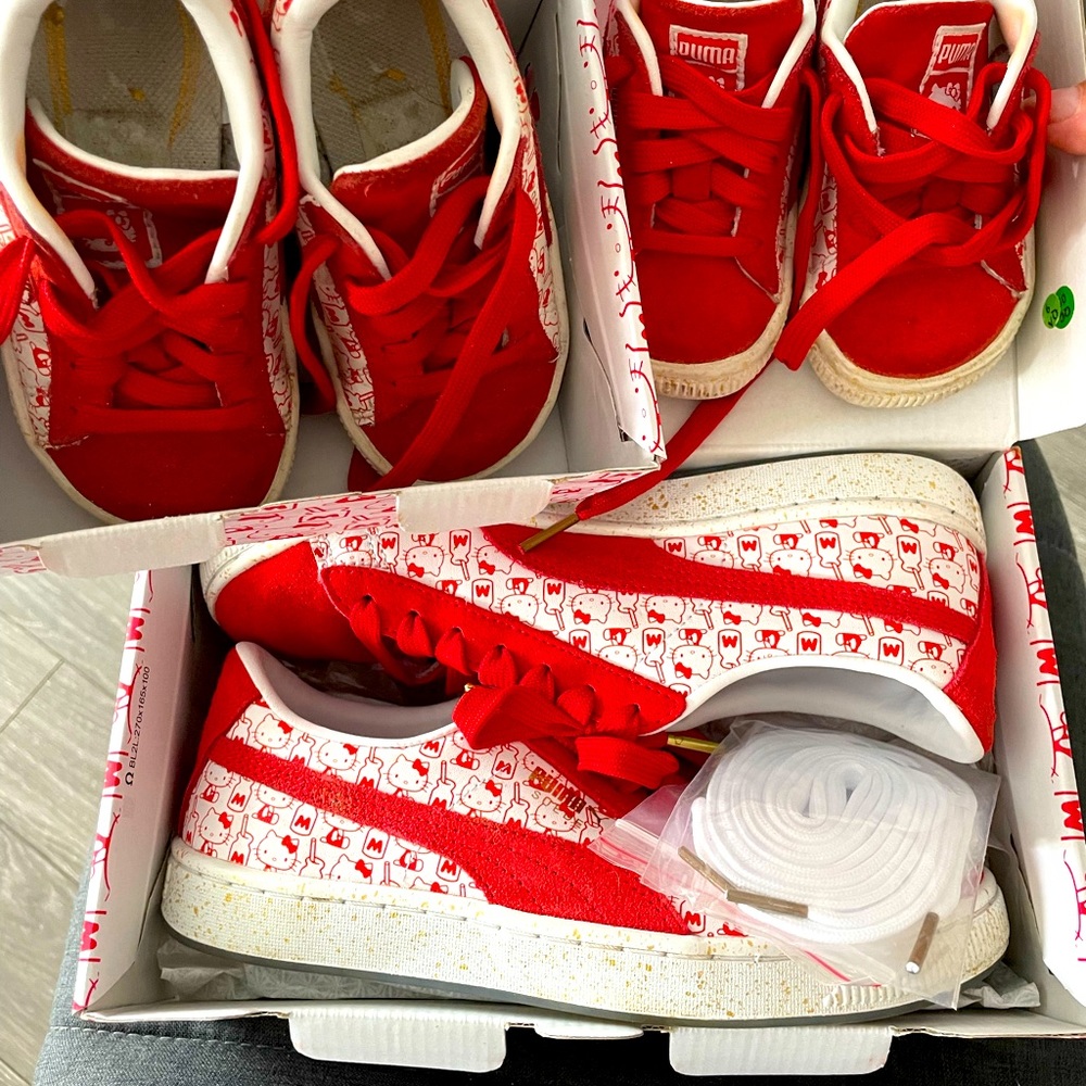 Anniversary Special Edition Puma x Hello Kitty size L6.5, EUR 37, Jr 4